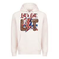 Pale Pink let s get lit Premium Hoodie - Zillion Design Studio