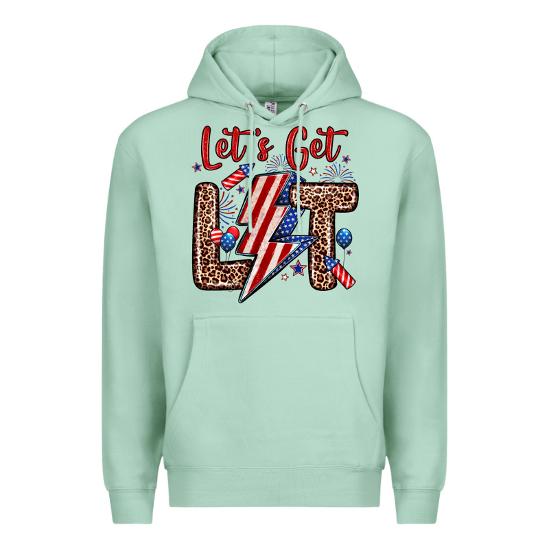 Let S Get Lit Premium Hoodie by Zillion Design Studio | Teevron