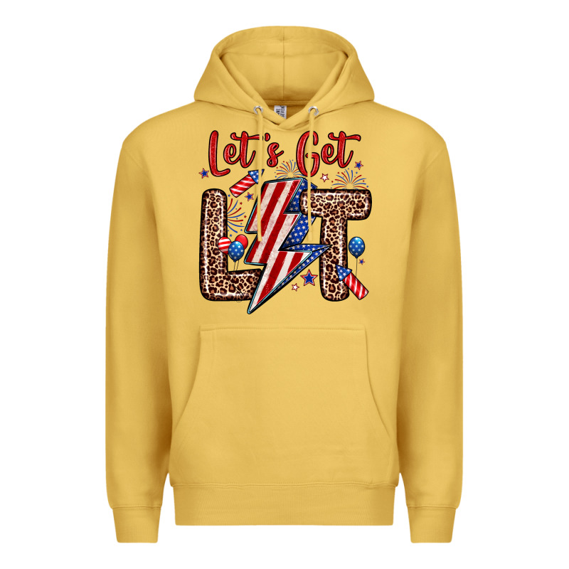 Let S Get Lit Premium Hoodie by Zillion Design Studio | Teevron