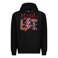 Black let s get lit Premium Hoodie - Zillion Design Studio