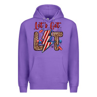 Purple let s get lit Premium Hoodie - Zillion Design Studio