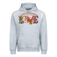 Heather Grey easter bunny love Urban Hoodie - RanaPortraitStore