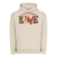 Pigment French Oak easter bunny love Urban Hoodie - RanaPortraitStore