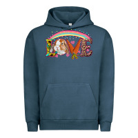 Pigment Midnight Navy easter bunny love Urban Hoodie - RanaPortraitStore