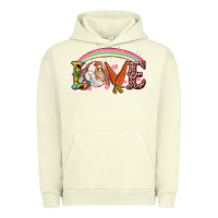 Pigment Pistachio easter bunny love Urban Hoodie - RanaPortraitStore