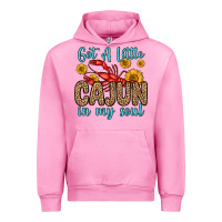 Fuchsia Pink got a little cajun in my soul Urban Hoodie - Zillion Design Studio