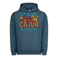 Pigment Midnight Navy got a little cajun in my soul Urban Hoodie - Zillion Design Studio