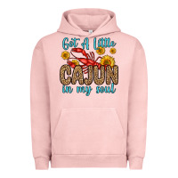 Pigment Salmon got a little cajun in my soul Urban Hoodie - Zillion Design Studio