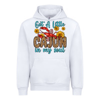 White got a little cajun in my soul Urban Hoodie - Zillion Design Studio