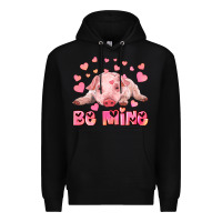 Black be mine baby pig Premium Hoodie - RanaPortraitStore