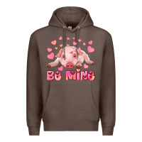 Coffee be mine baby pig Premium Hoodie - RanaPortraitStore