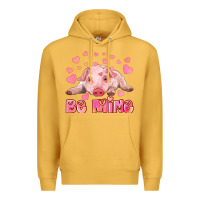 Mustard be mine baby pig Premium Hoodie - RanaPortraitStore