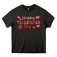 Asphalt happy valentine's day Heavy Core Tee - LillyAllenDesigns
