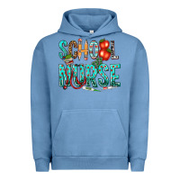 Pigment Pebble Blue school nurse Urban Hoodie - texasbilliewilder