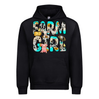 Black farm girl Urban Hoodie - Zillion Design Studio