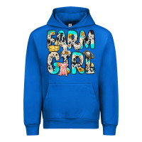 Cobalt farm girl Urban Hoodie - Zillion Design Studio
