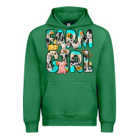 Emerald farm girl Urban Hoodie - Zillion Design Studio