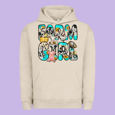 Farm Girl Urban Hoodie Designed By Zillion Design Studio