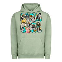 Pigment Oil Green farm girl Urban Hoodie - Zillion Design Studio