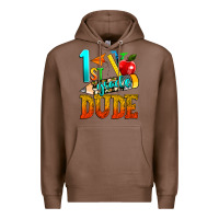 Chestnut 1st grade dude Premium Hoodie - texasbilliewilder