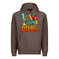Coffee 1st grade dude Premium Hoodie - texasbilliewilder