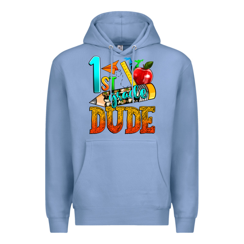 1st Grade Dude Premium Hoodie by texasbilliewilder | Teevron