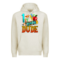 Oatmeal Heather 1st grade dude Premium Hoodie - texasbilliewilder
