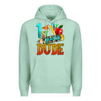 Seafoam 1st grade dude Premium Hoodie - texasbilliewilder