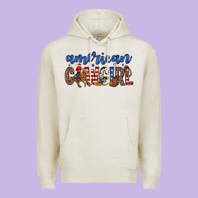 American Cowgirl Premium Hoodie Designed By Zillion Design Studio