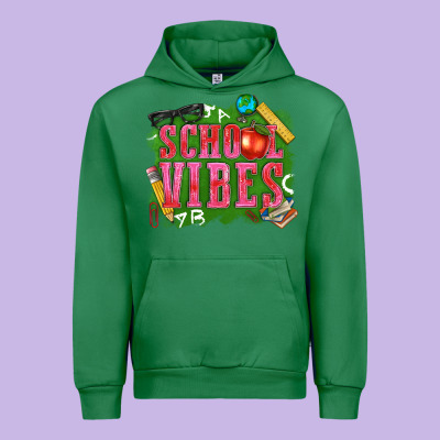 School Vibes Urban Hoodie Designed By Texasbilliewilder