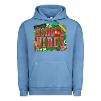 Pigment Pebble Blue school vibes Urban Hoodie - texasbilliewilder