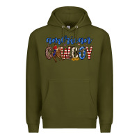 Army Green American cowboy Premium Hoodie - Zillion Design Studio