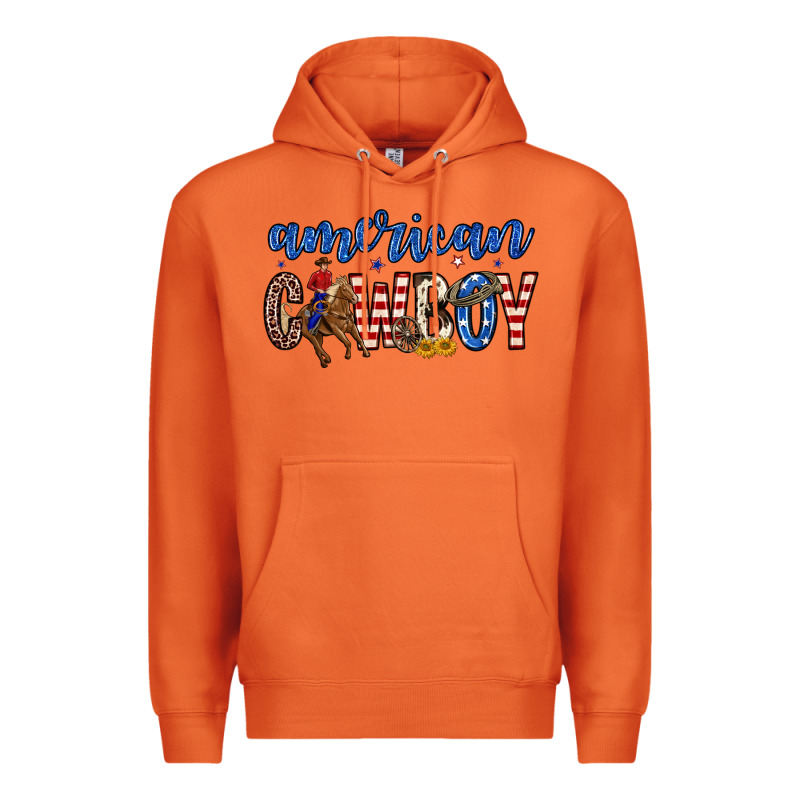 American Cowboy Premium Hoodie by Zillion Design Studio | Teevron