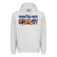 Dove Grey American cowboy Premium Hoodie - Zillion Design Studio