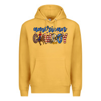 Mustard American cowboy Premium Hoodie - Zillion Design Studio