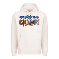 Pale Pink American cowboy Premium Hoodie - Zillion Design Studio