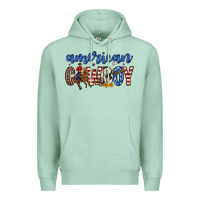 Seafoam American cowboy Premium Hoodie - Zillion Design Studio