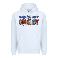 White American cowboy Premium Hoodie - Zillion Design Studio