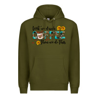 Army Green first we drink coffee then we do this Premium Hoodie - AdoDesignShop