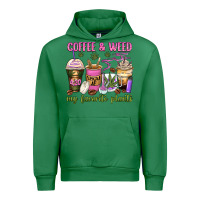 Emerald coffee and weed my favorite plants Urban Hoodie - Zillion Design Studio