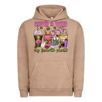 Pigment Burro coffee and weed my favorite plants Urban Hoodie - Zillion Design Studio