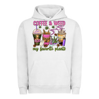 Pigment Lunar Rock coffee and weed my favorite plants Urban Hoodie - Zillion Design Studio
