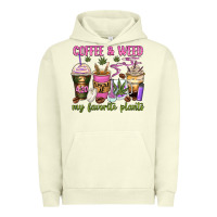 Pigment Pistachio coffee and weed my favorite plants Urban Hoodie - Zillion Design Studio