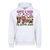 White coffee and weed my favorite plants Urban Hoodie - Zillion Design Studio