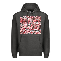 Charcoal Heather pinky leopard and cowhide valentine's day Premium Hoodie - RanaPortraitStore