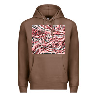 Chestnut pinky leopard and cowhide valentine's day Premium Hoodie - RanaPortraitStore