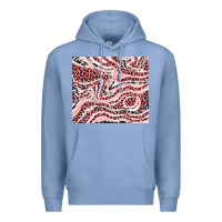 Colony Blue pinky leopard and cowhide valentine's day Premium Hoodie - RanaPortraitStore