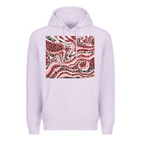 Lilac pinky leopard and cowhide valentine's day Premium Hoodie - RanaPortraitStore