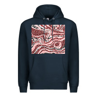 Navy pinky leopard and cowhide valentine's day Premium Hoodie - RanaPortraitStore