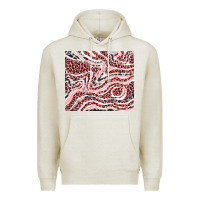 Oatmeal Heather pinky leopard and cowhide valentine's day Premium Hoodie - RanaPortraitStore